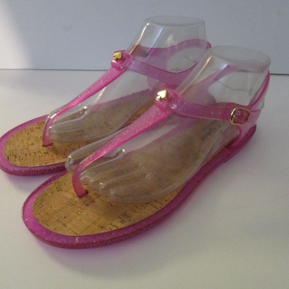 Kate Spade - Adorable! Pink Jelly Glitter Thong
